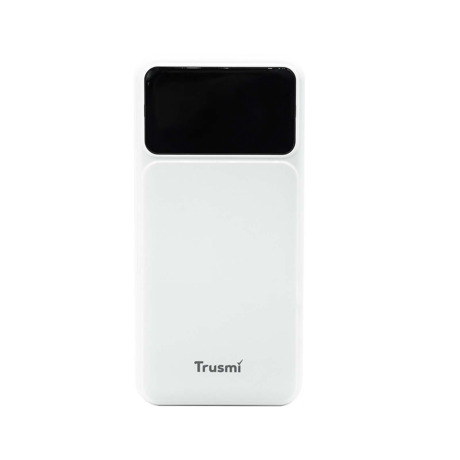 PD22.5W 1C1A Digital Display Power Bank 20000mAh White