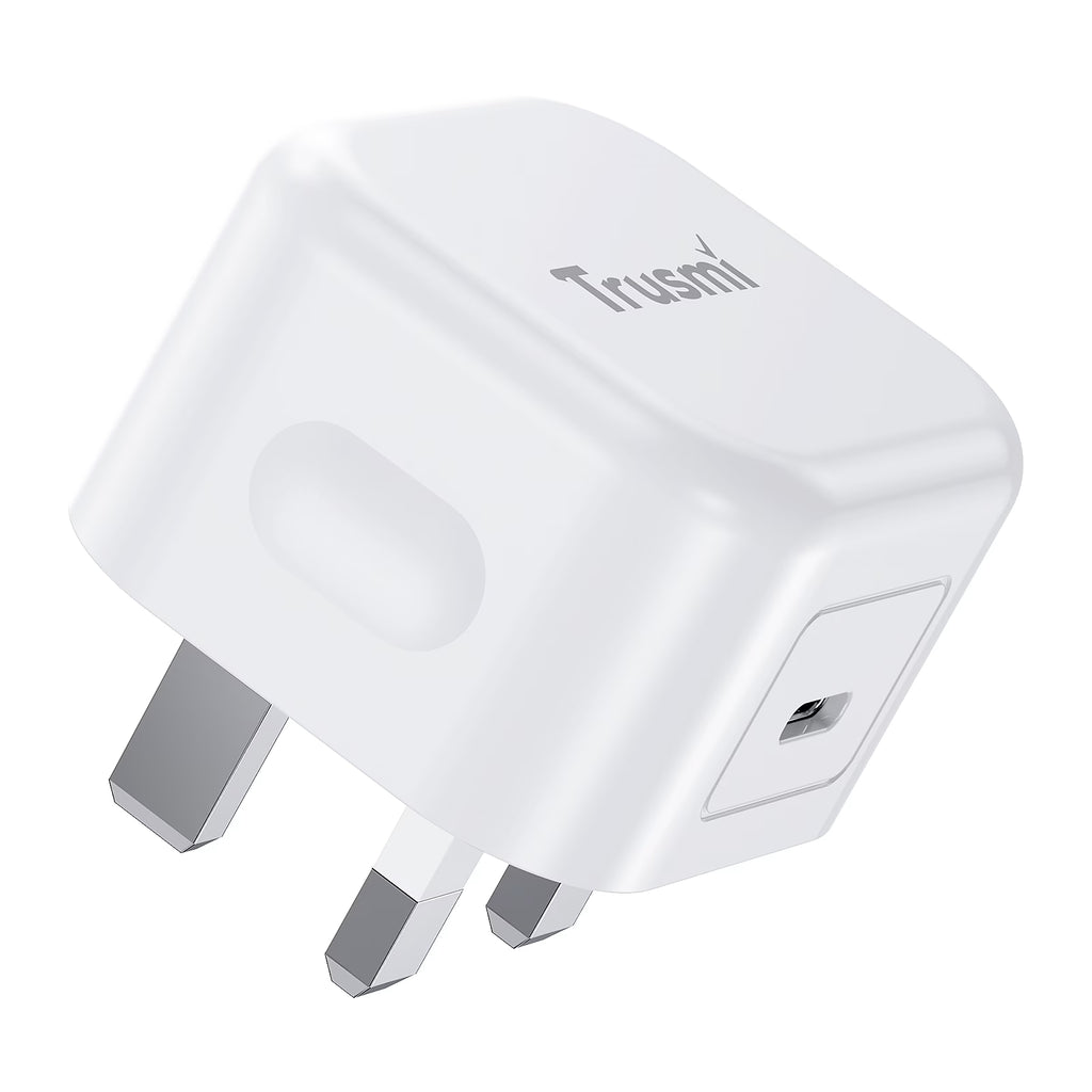 PD20W Single C Charger UK White