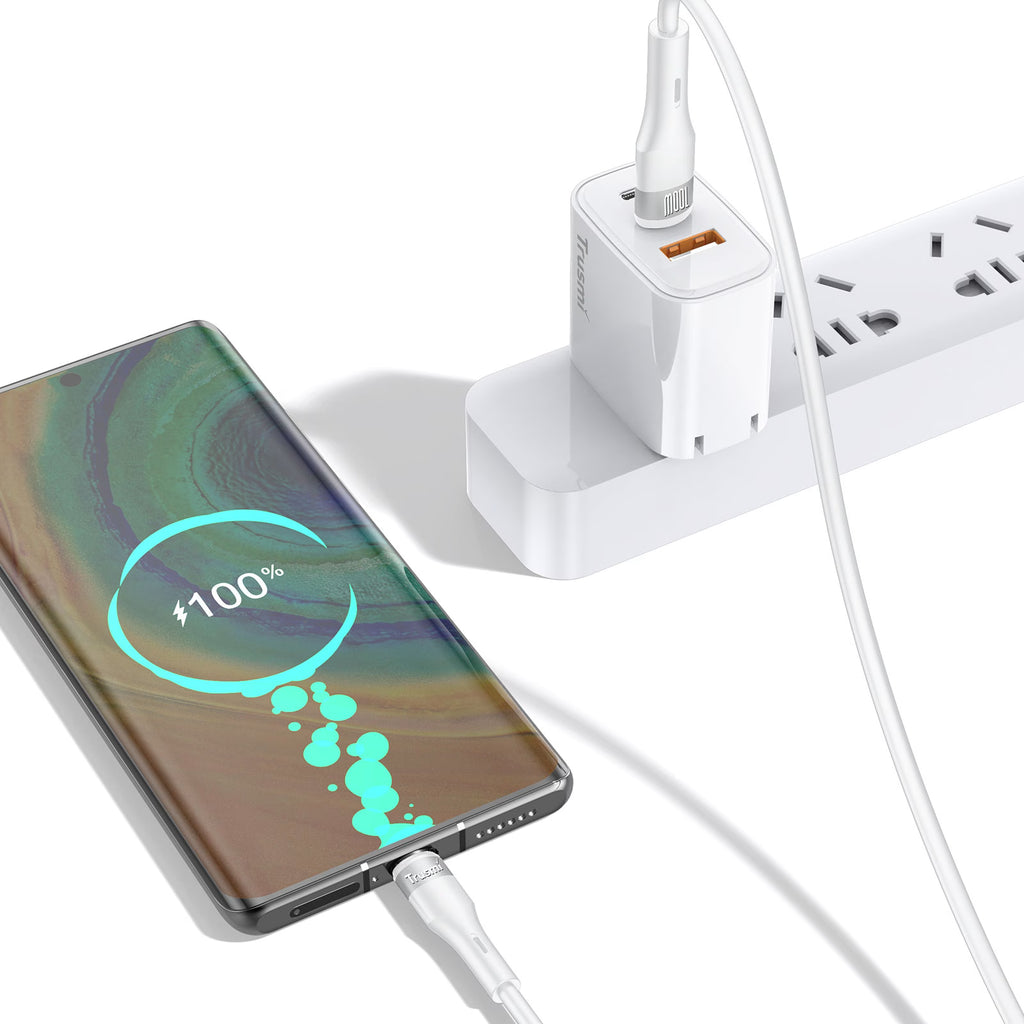 100W CC Silicone Charging Cable