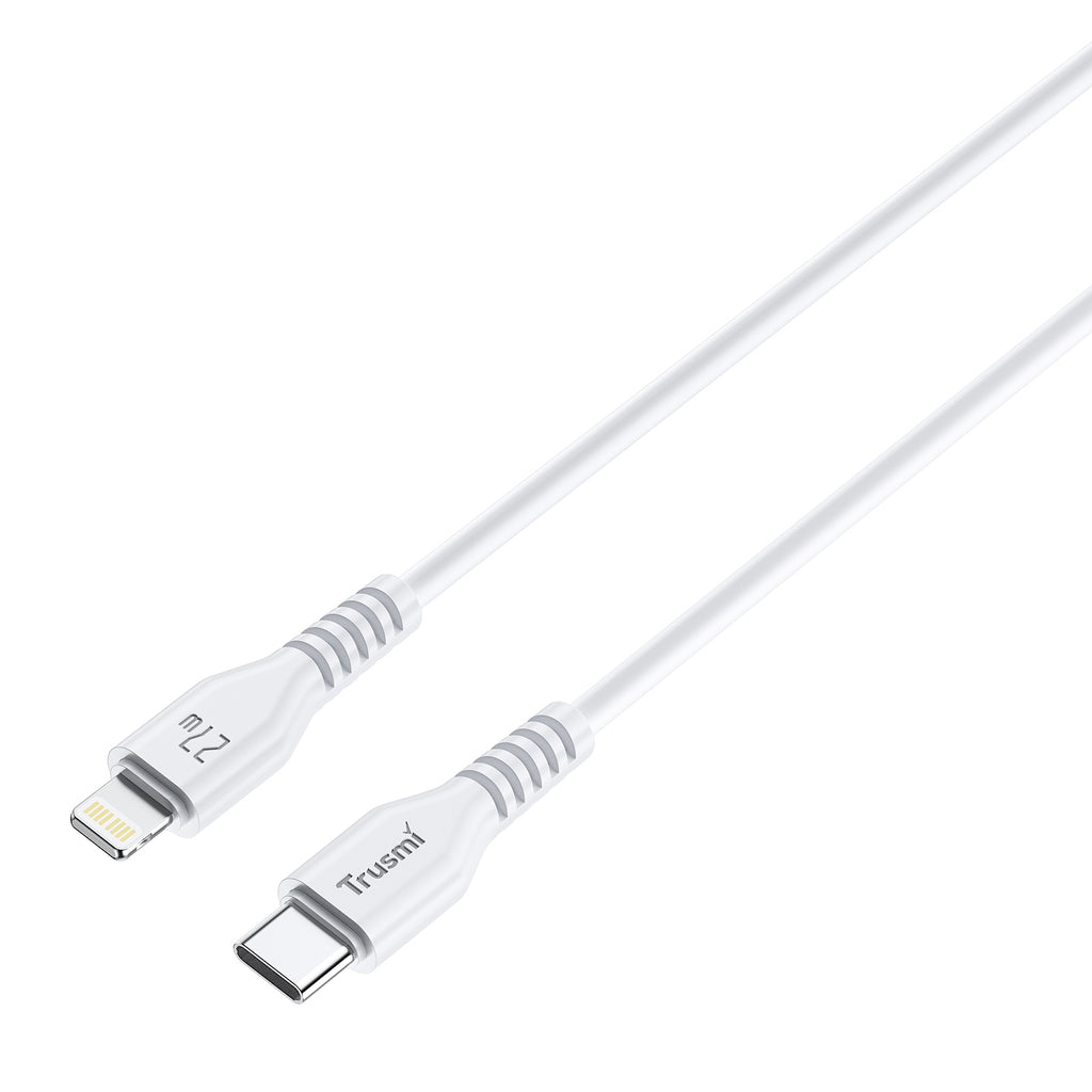 27W C To L Charging Cable White 1M