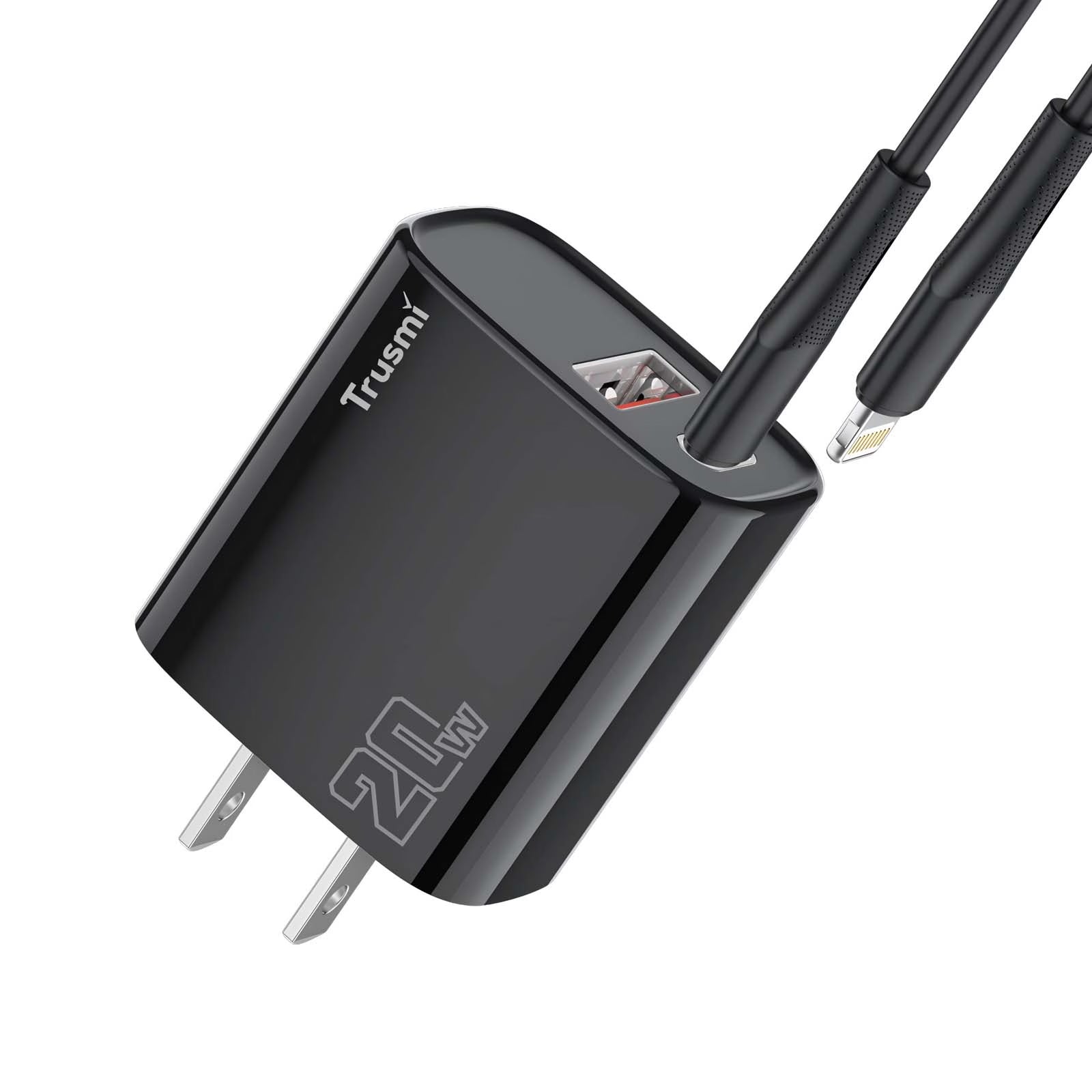 US Series PD20W AC GaN Fast Charger Set with CL Cable