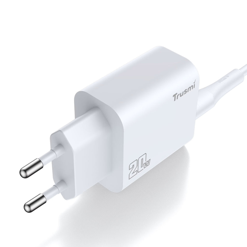 EU Series PD20W AC GaN Fast Charger Set with CL Cable