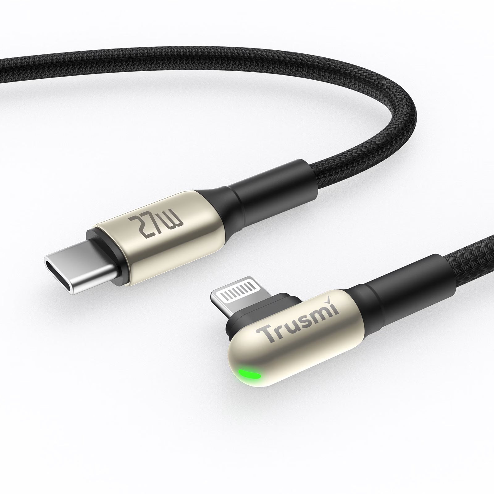 27W CL Angled LED Zinc Alloy Braided Cable