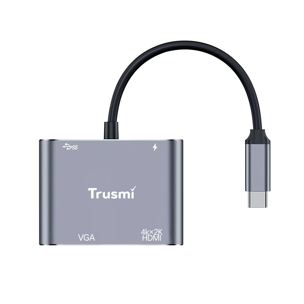 Type-C to HDMi+VGA Converter+USB3.0+PD100W