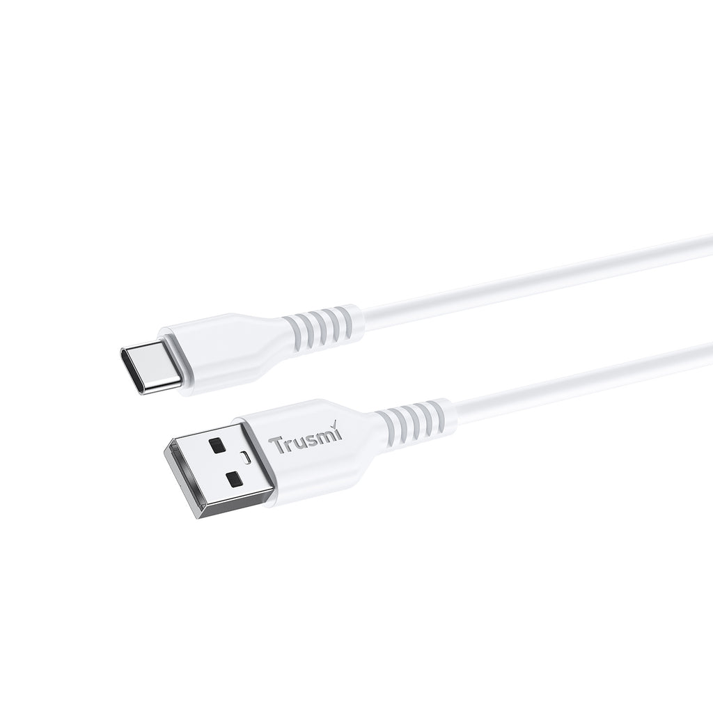 3A A To C Charging Cable White 1M