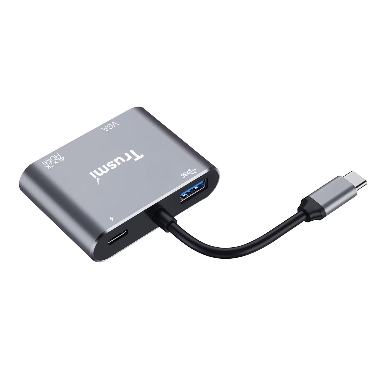 Type-C to HDMi+VGA Converter+USB3.0+PD100W