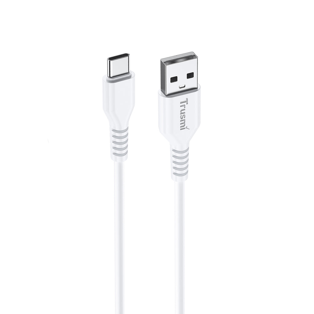 3A A To C Charging Cable White 1M
