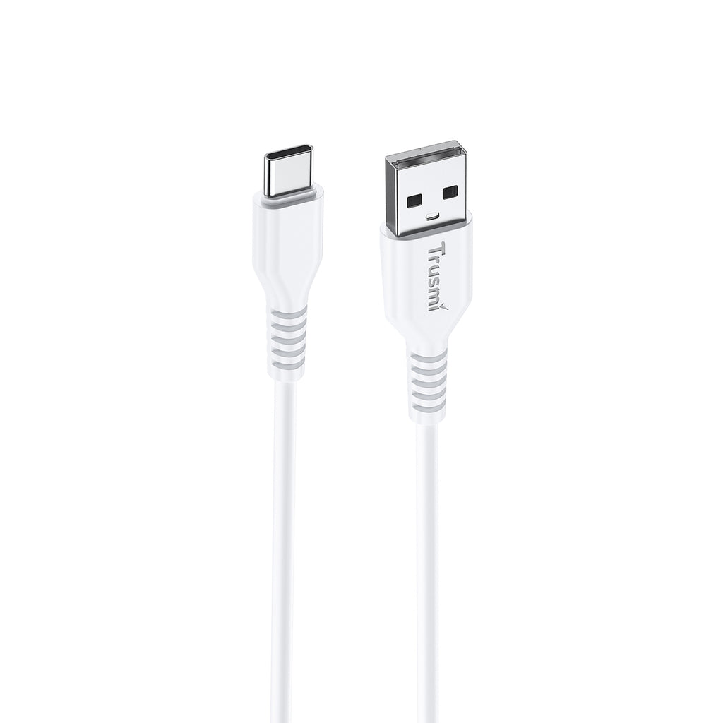 3A A To C Charging Cable White 2M