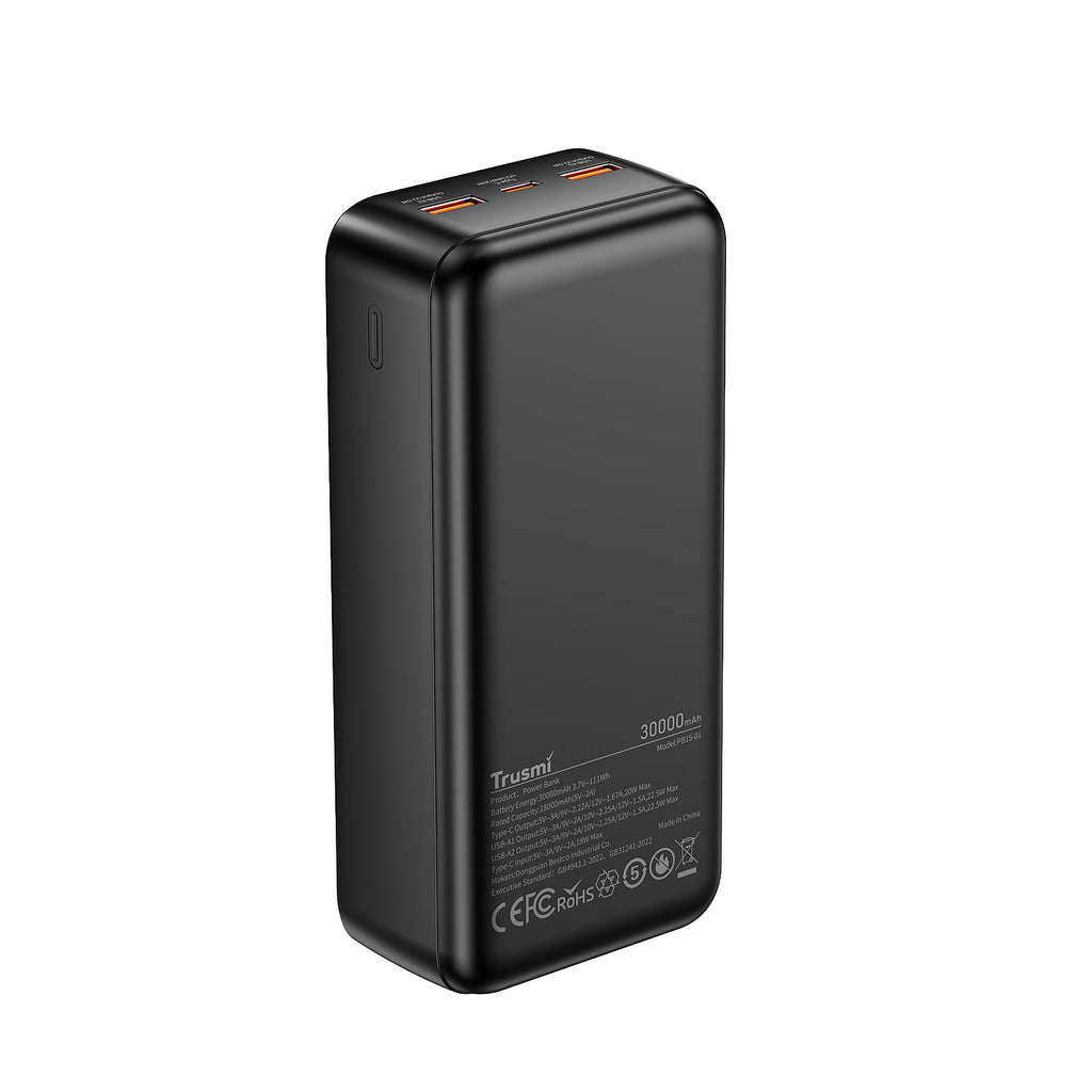 PD22.5W 30000mAh Digital Power Bank