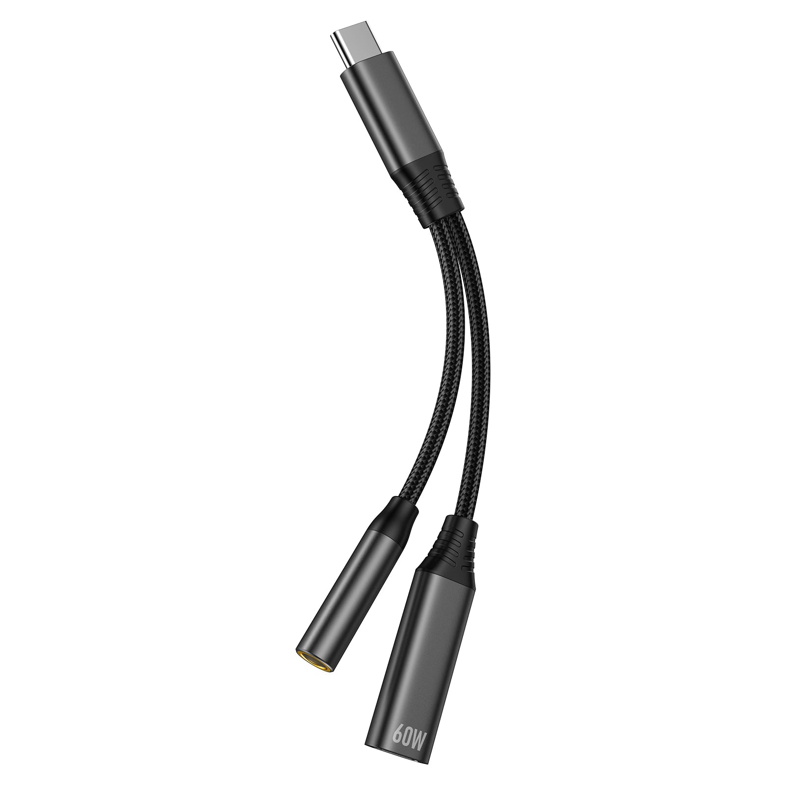 2-in-1 CC+3.5mm 4-Level Audio Female Adapter Cable