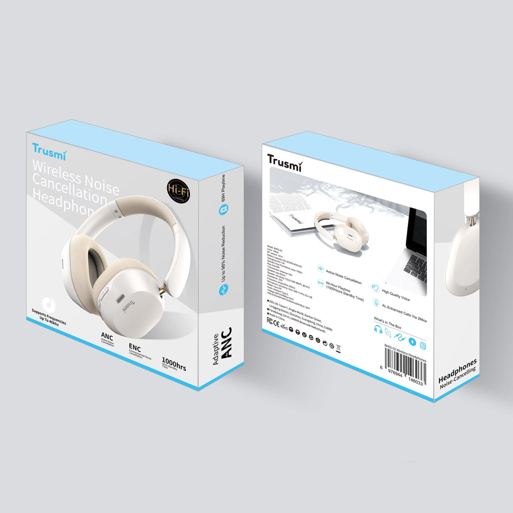 ANC Hi-Res Wireless HiFi Headphones