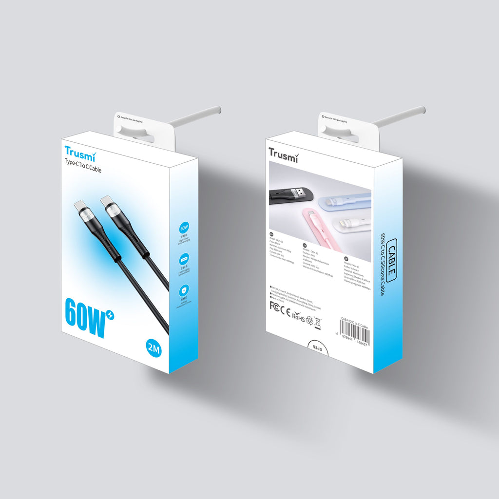 60W C to C Silicone Cable