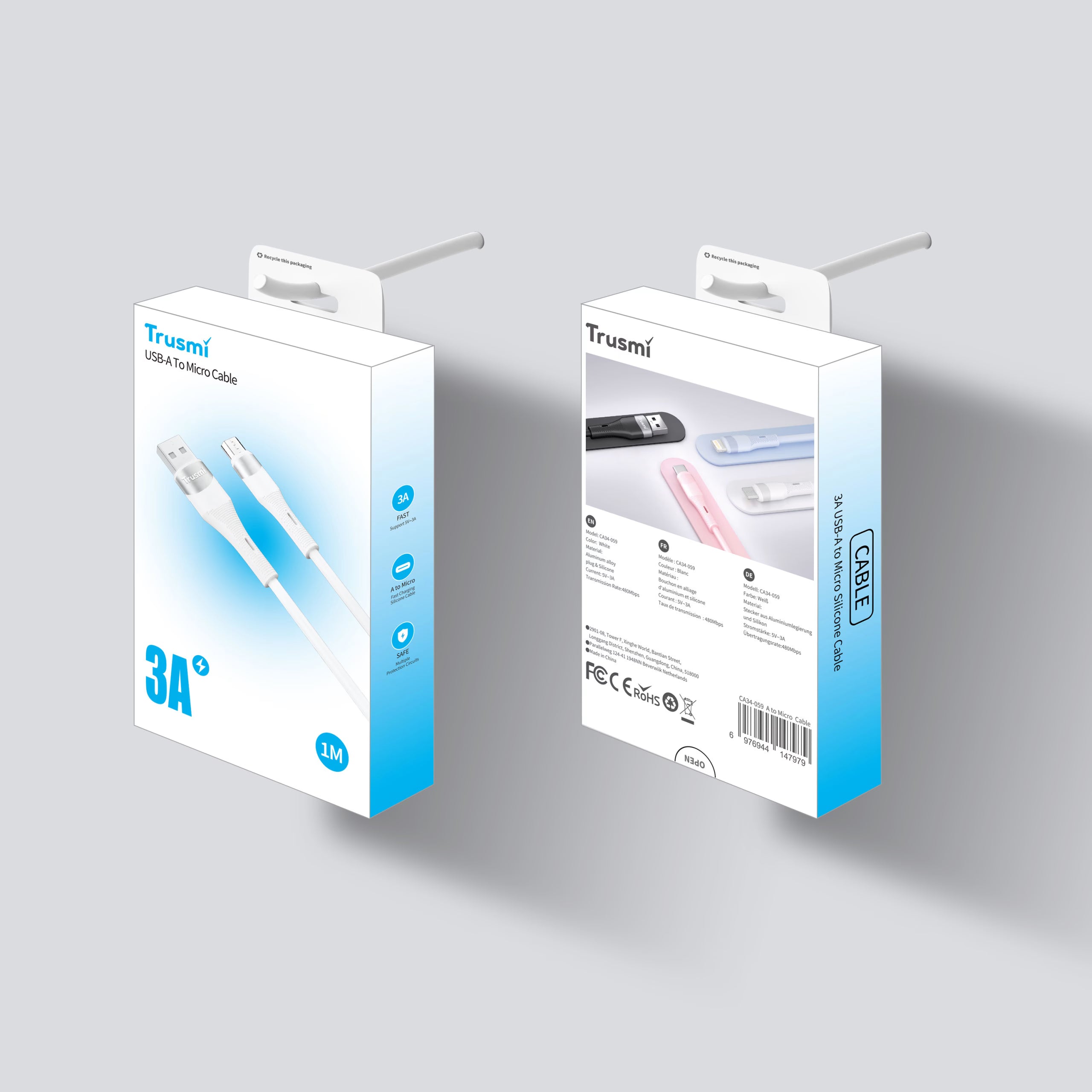 USB-A to Micro Cable