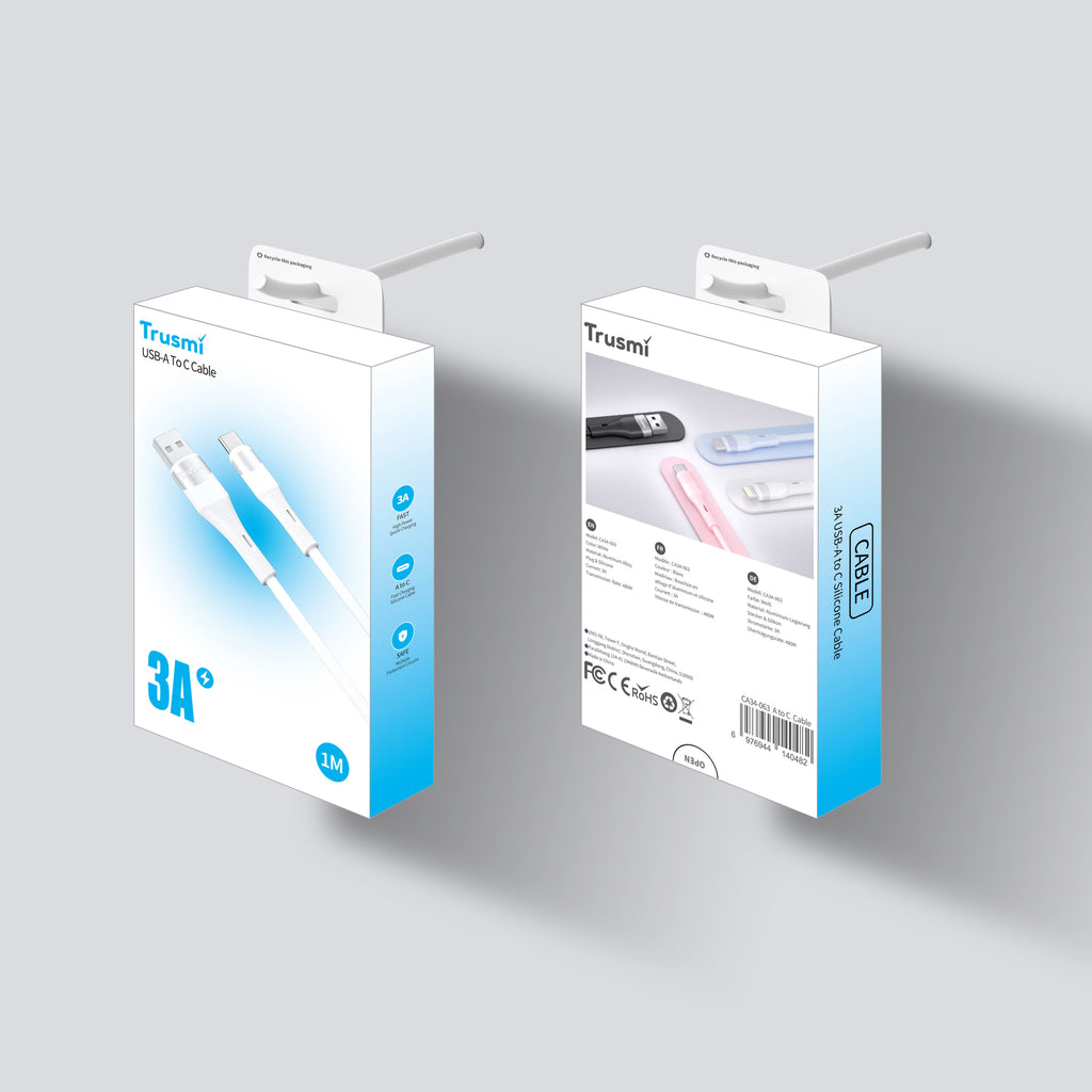 A AC Silicone Charging Cable