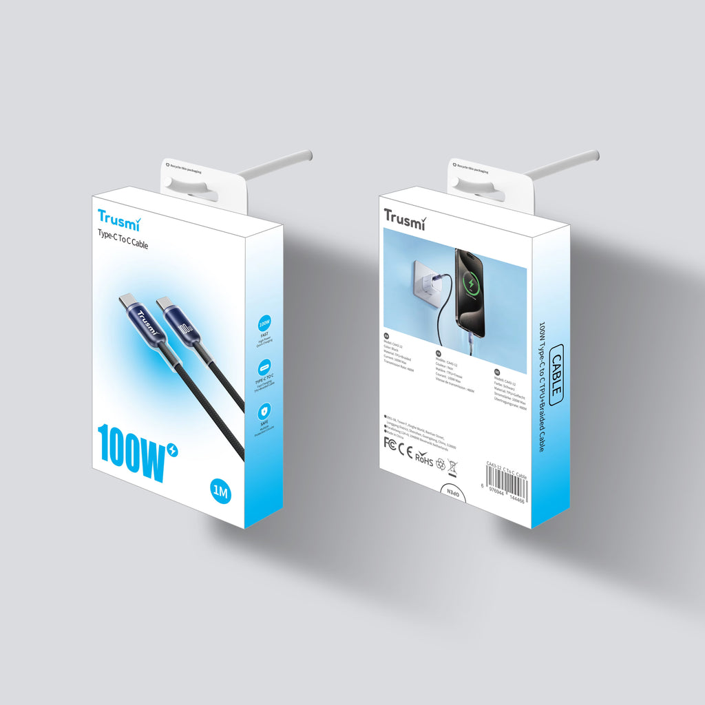 100W CC TPU Braided Cable