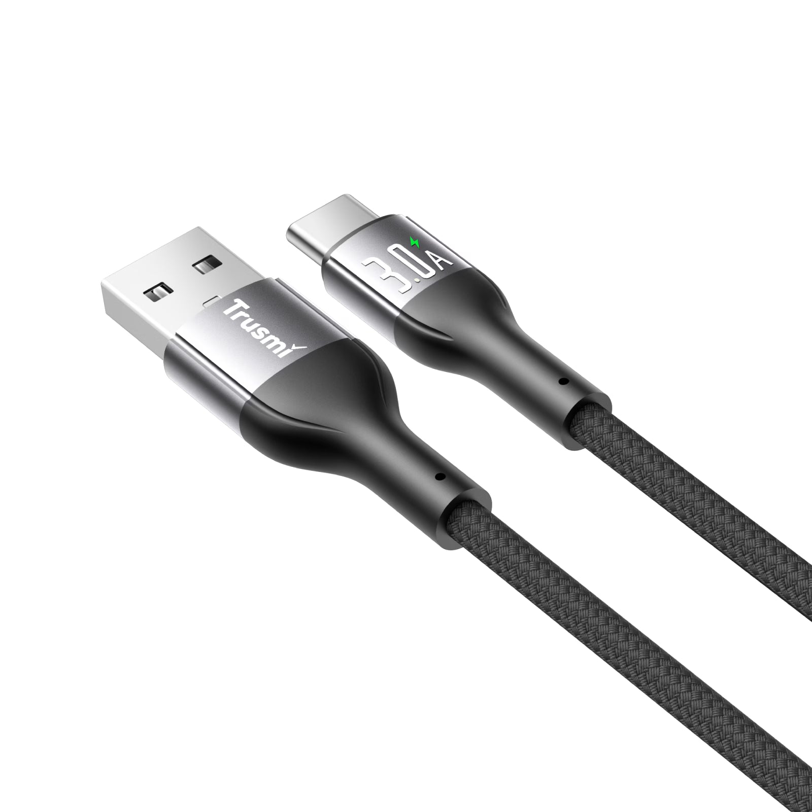 3A AC LED Aluminum Alloy Braided Cable