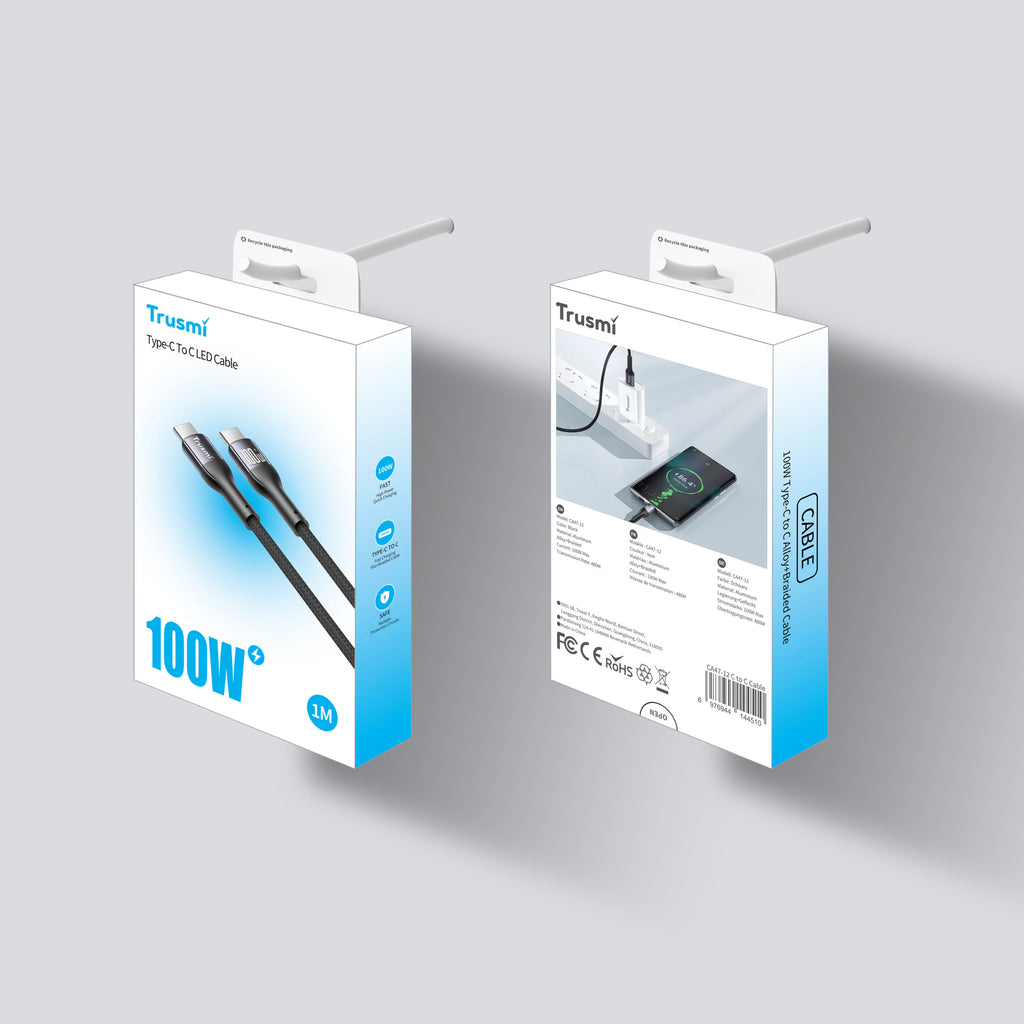 100W CC LED Aluminum Alloy Braided Cable