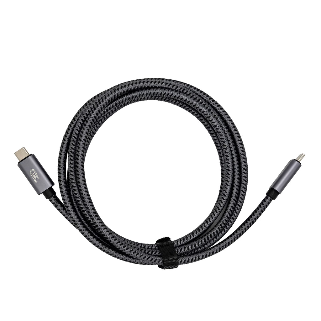 240W USB-4 High Frequency Data Charging Braided Cable Supports 8K60HZ