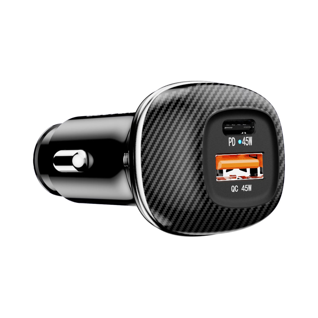 8W AC Carbon Fiber Quick Car Charger