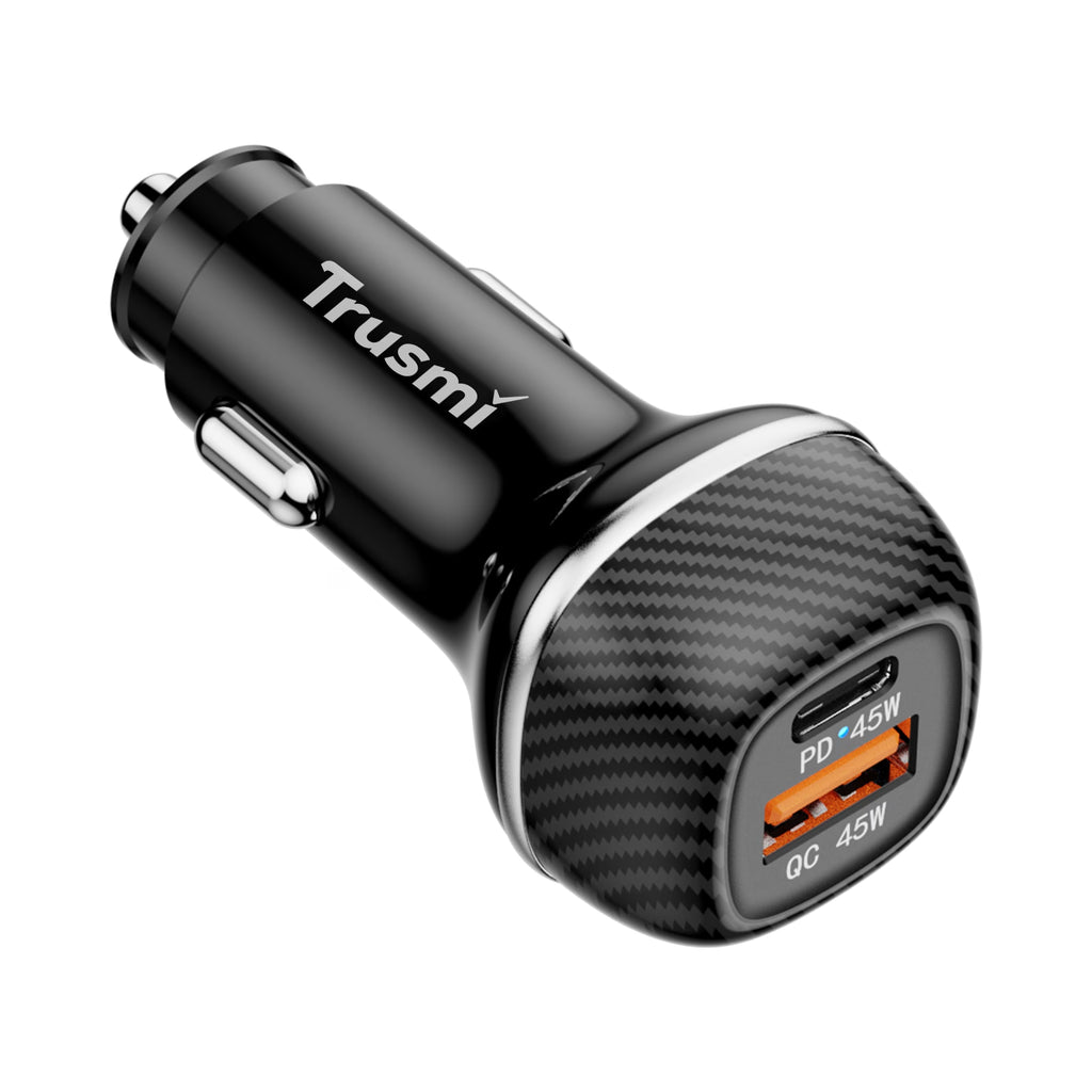 8W AC Carbon Fiber Quick Car Charger