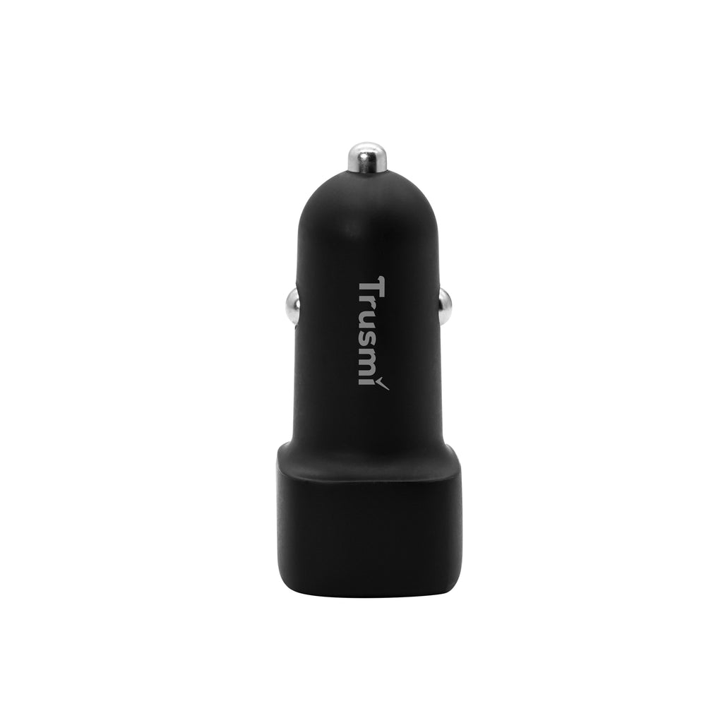 38W A+C LED Quick Car Charger Black