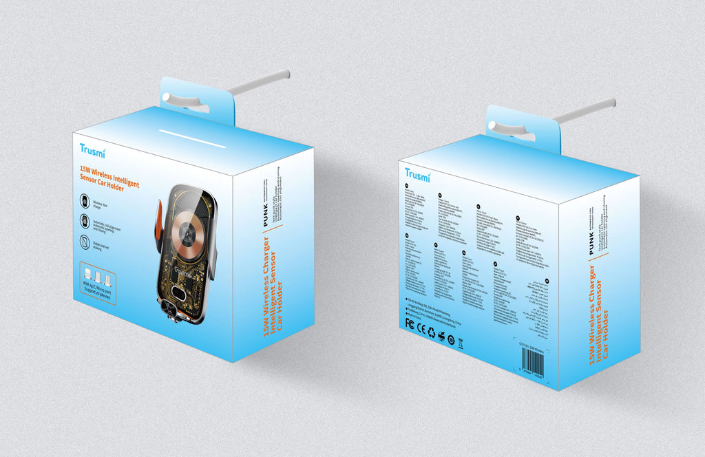 15W Wireless Charger Intelligent Sensor Car Phone Holder