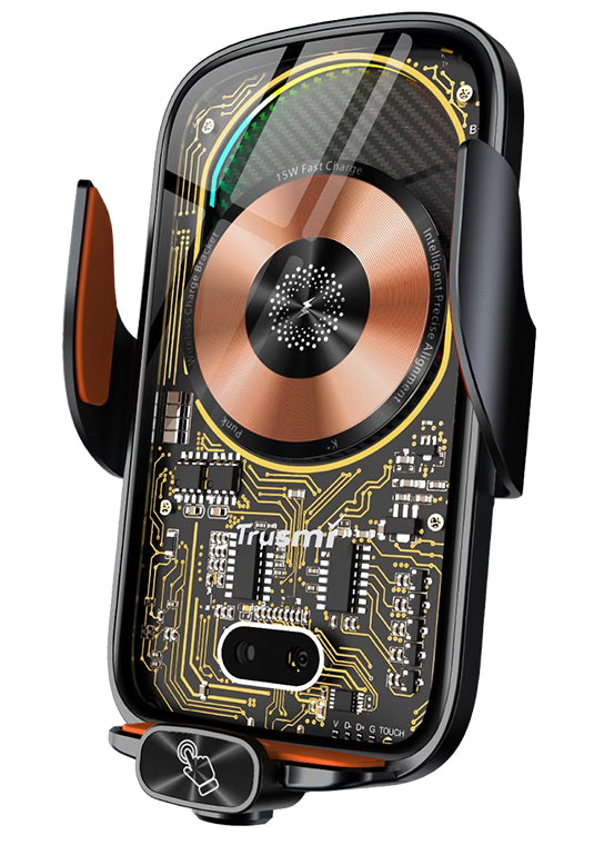 15W Wireless Charger Intelligent Sensor Car Phone Holder