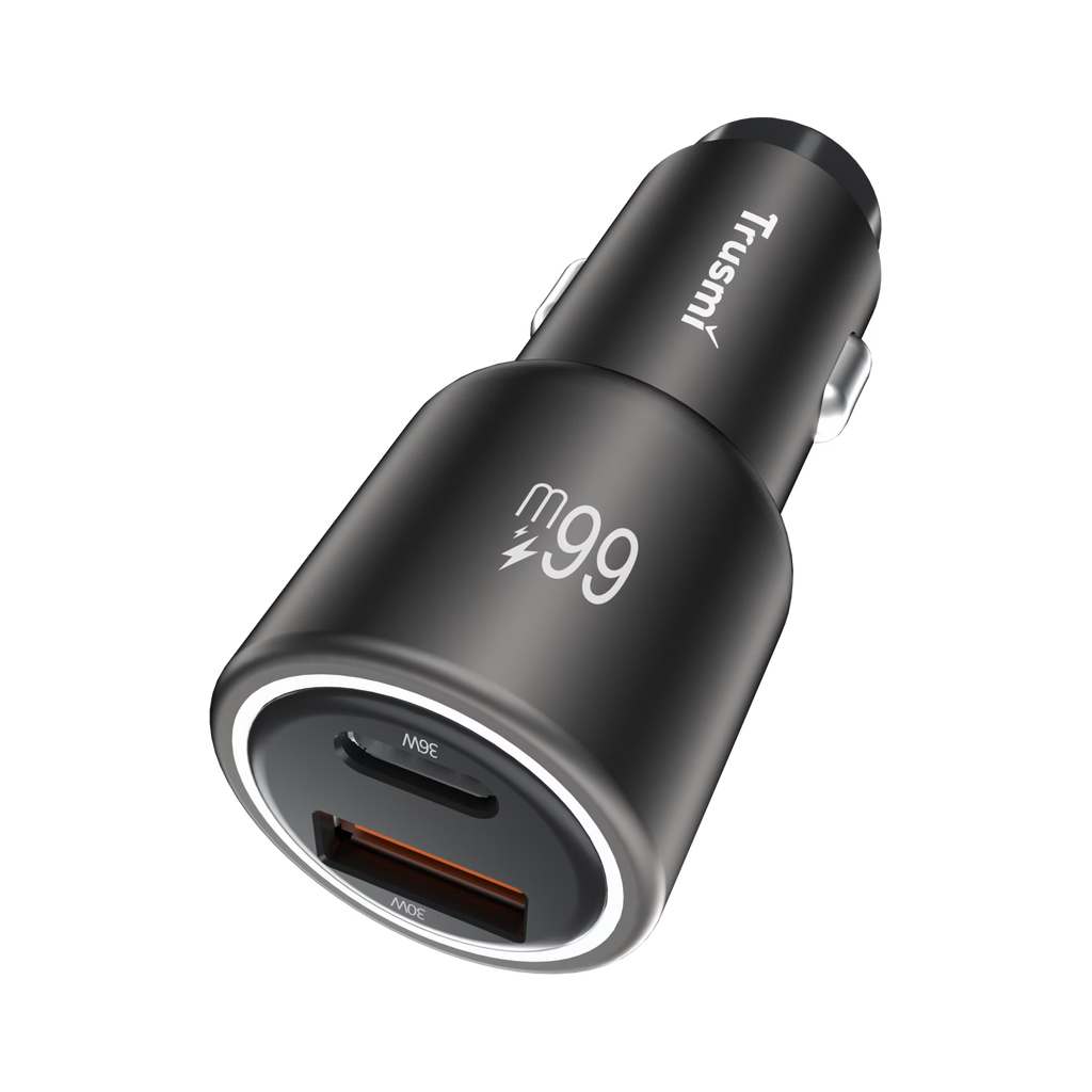 66W AC Metal Fast Car Charger