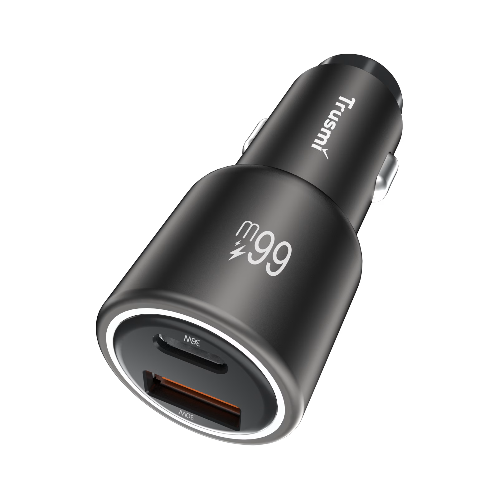 66W AC Metal Fast Car Charger