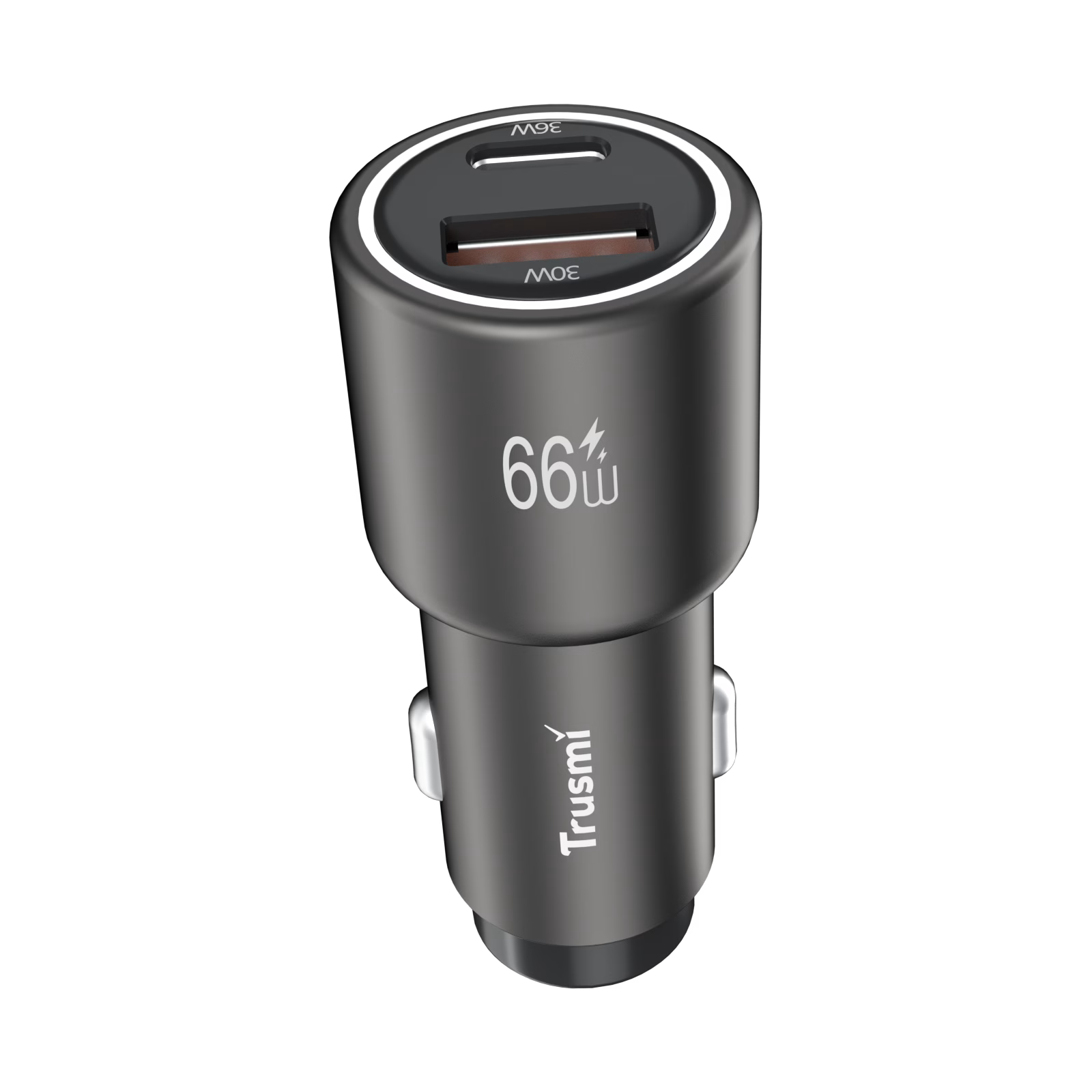 66W AC Metal Fast Car Charger