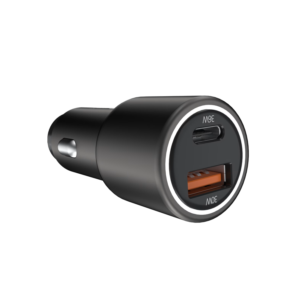 PD66W AC Metal Fast Car Charger