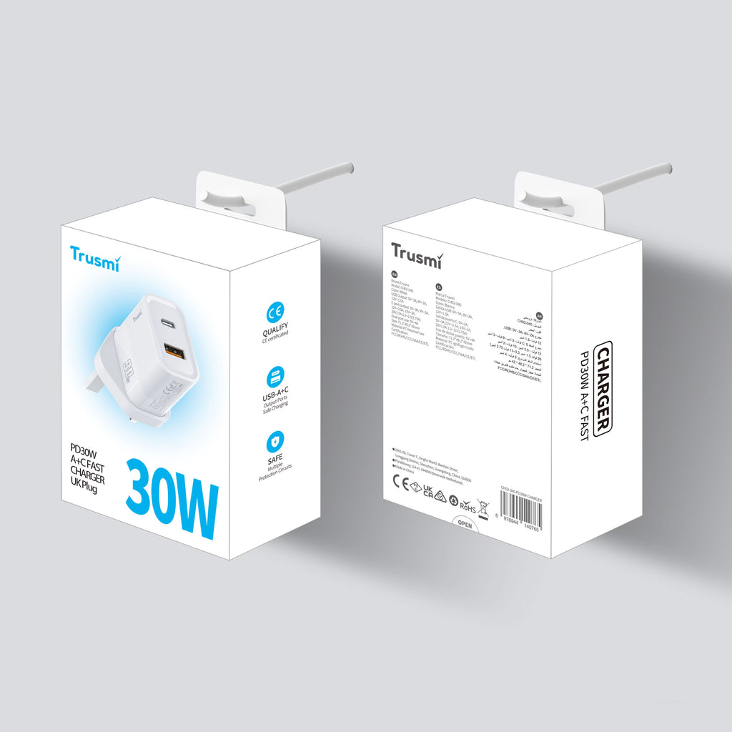 PD30W A+C GaN Fast Charger