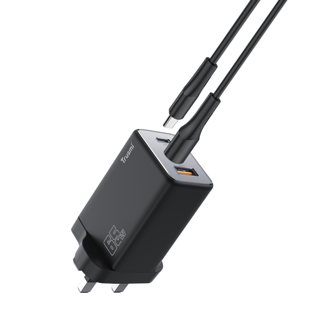 PD65W Mini A+2C GaN Fast Charger with CC 60W Cable Set