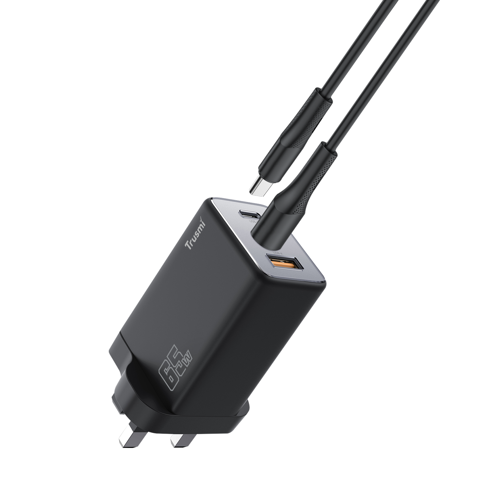 PD65W Mini A+2C GaN Fast Charger with CC 60W Cable Set