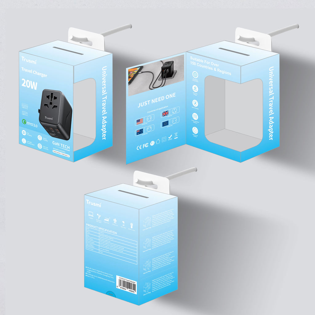 20W 1C2A Travel Adapter Charger