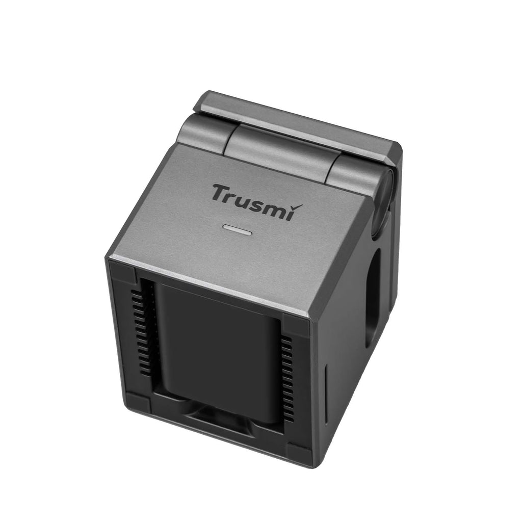 Wireless Charging Station Gray 3-in-1 Cube