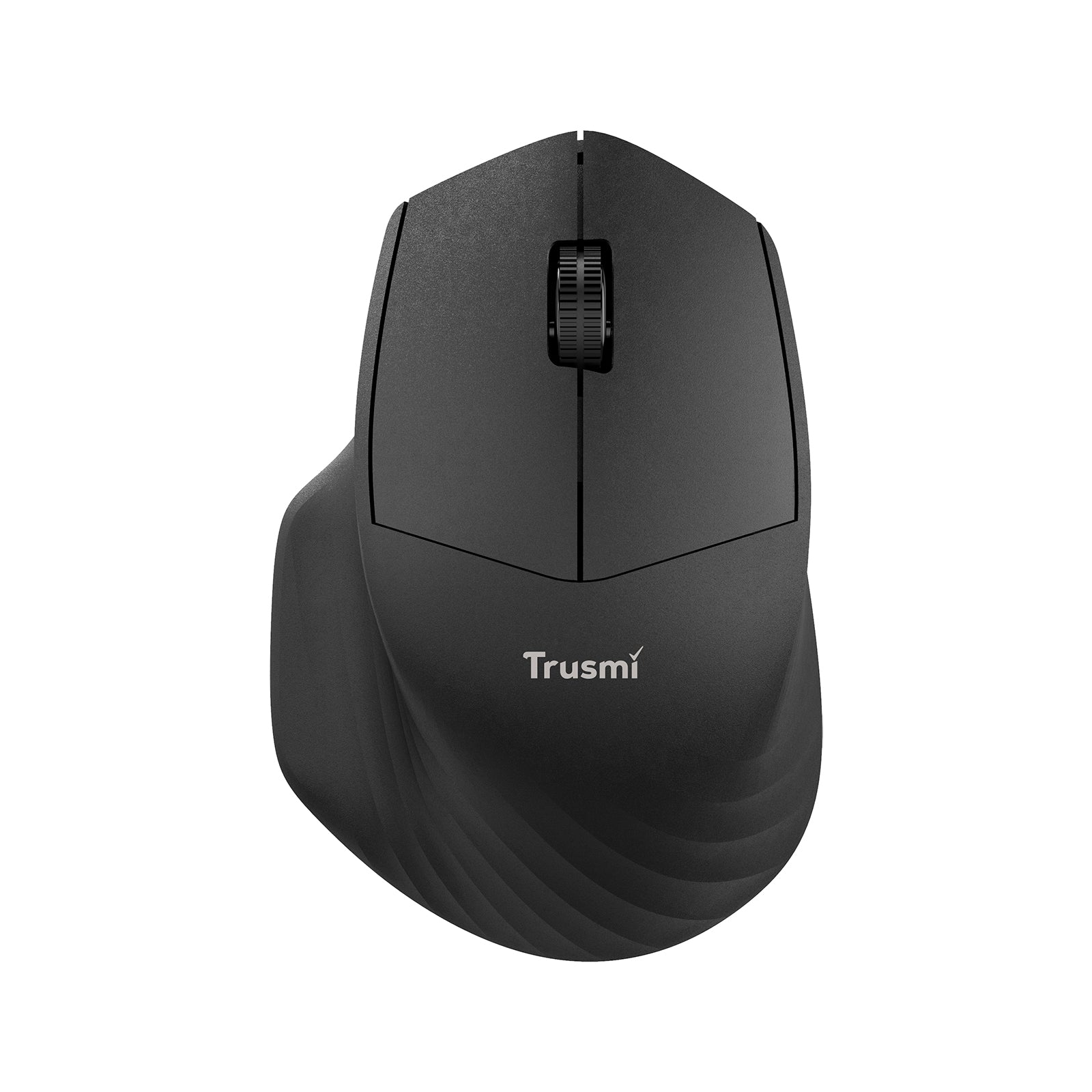 Wireless Mouse 2.4G/BT Ergonomic Contoured-Shape Design Black