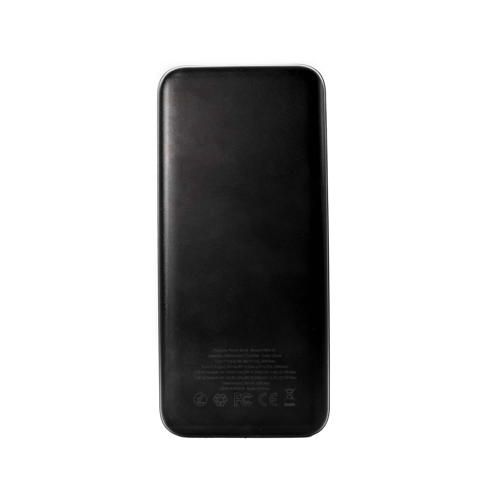 10000mAh 2A1C Digital Display Power Bank