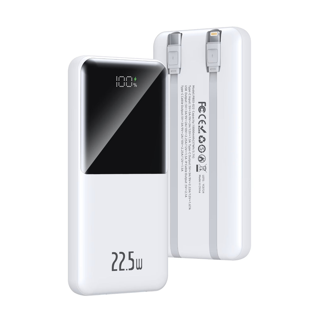 PD22.5W Digital Power Bank