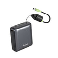 PD22.5W Single C Digital Display Power Bank 10000mAh with C to C Cable Grey