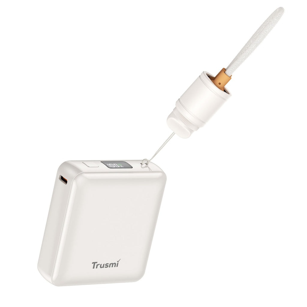 PD22.5W Single C Digital Display Power Bank 10000mAh with C to C Cable Grey