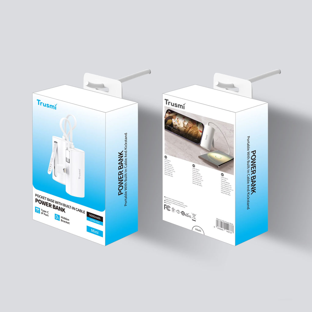 5V 2.1A Portable Power Bank with LC