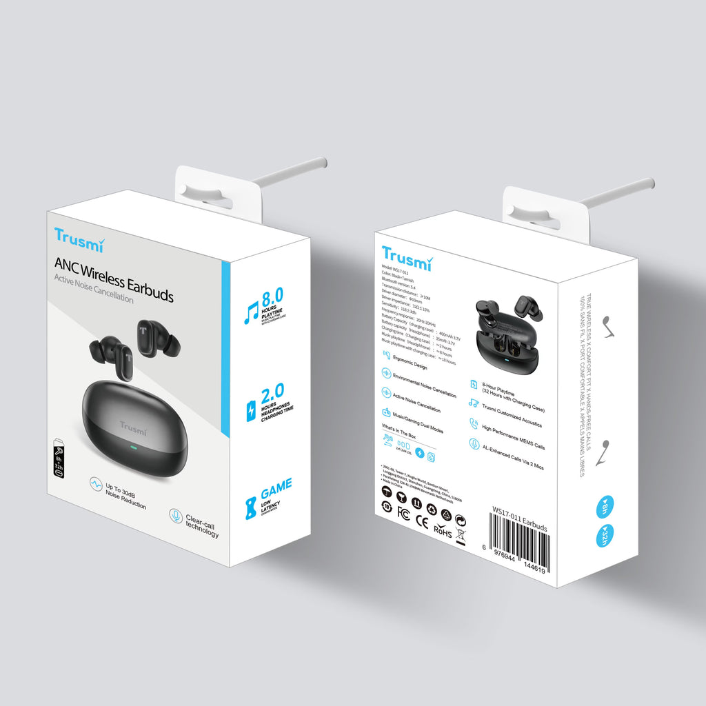 ANC+ENC Dual Mic True Wireless Earphones
