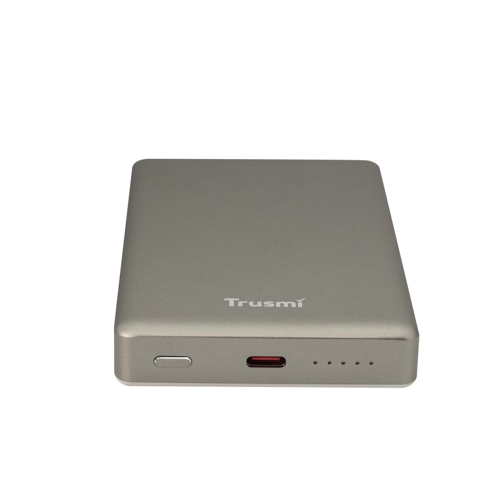 PD20W Ultra-thin Magnetic Wireless Charging Power Bank 10000mAh Titanium Gold